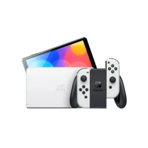 Nintendo Switch OLED Model Neon / White Console + FREE Tempered Glass