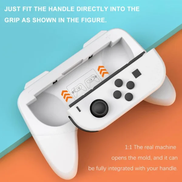 VGTIME Left+Right Joycon Bracket Holder Handle Hand Grip Case for Nintendo Switch