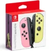 Nintendo Switch Joy Con Controller Pastel Pink/Yellow