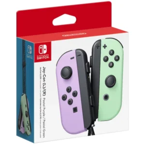 Nintendo Switch Joy Con Controller Pastel Purple/Green
