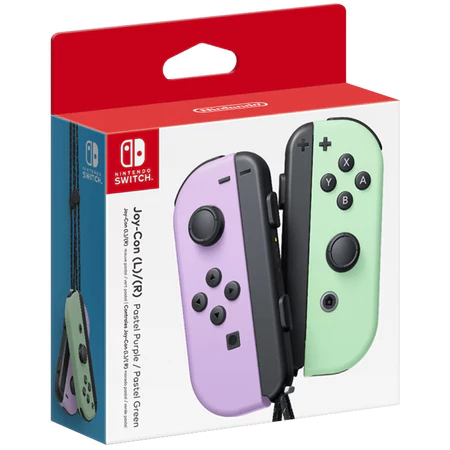 Nintendo Switch Joy Con Controller Pastel Purple/Green