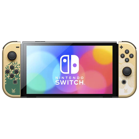 Nintendo Switch OLED Zelda Tears of the Kingdom Limited Edition + Tempered Glass